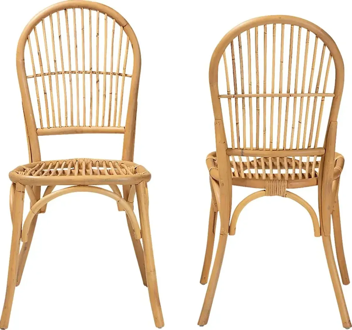 Werling Brown Side Chair, Set of 2