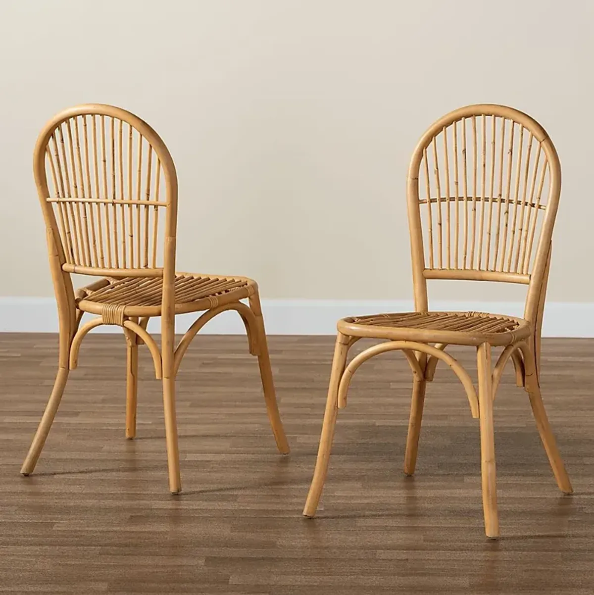 Werling Brown Side Chair, Set of 2