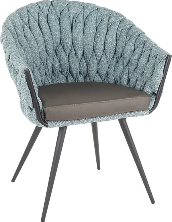 Maxine Lane Blue Side Chair