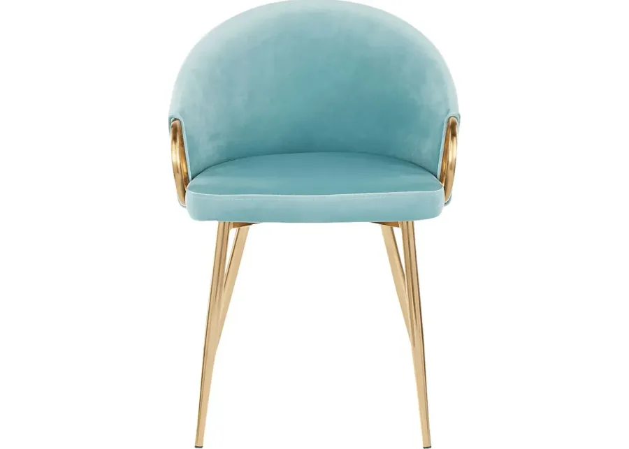 Cherlyn Blue Side Chair