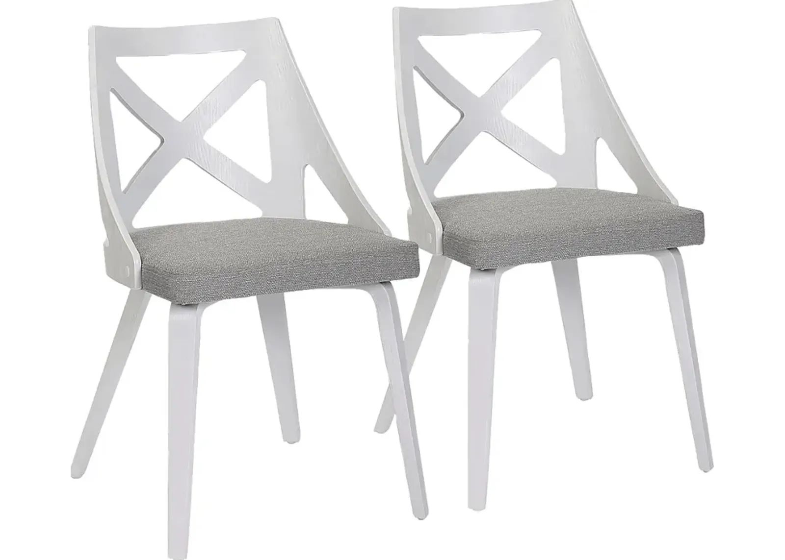 Lauber I Gray Side Chair Set of 2