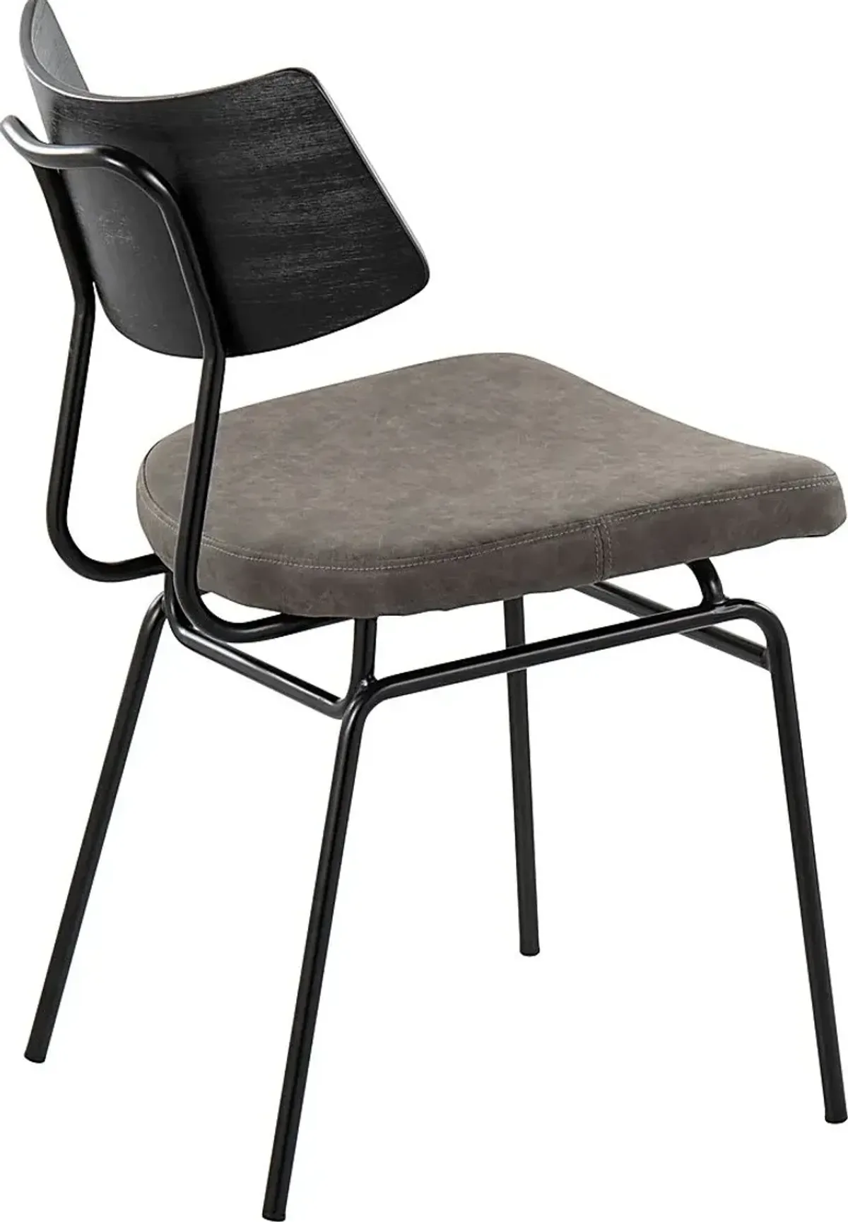 Mandigo Dark Gray Side Chair Set of 2