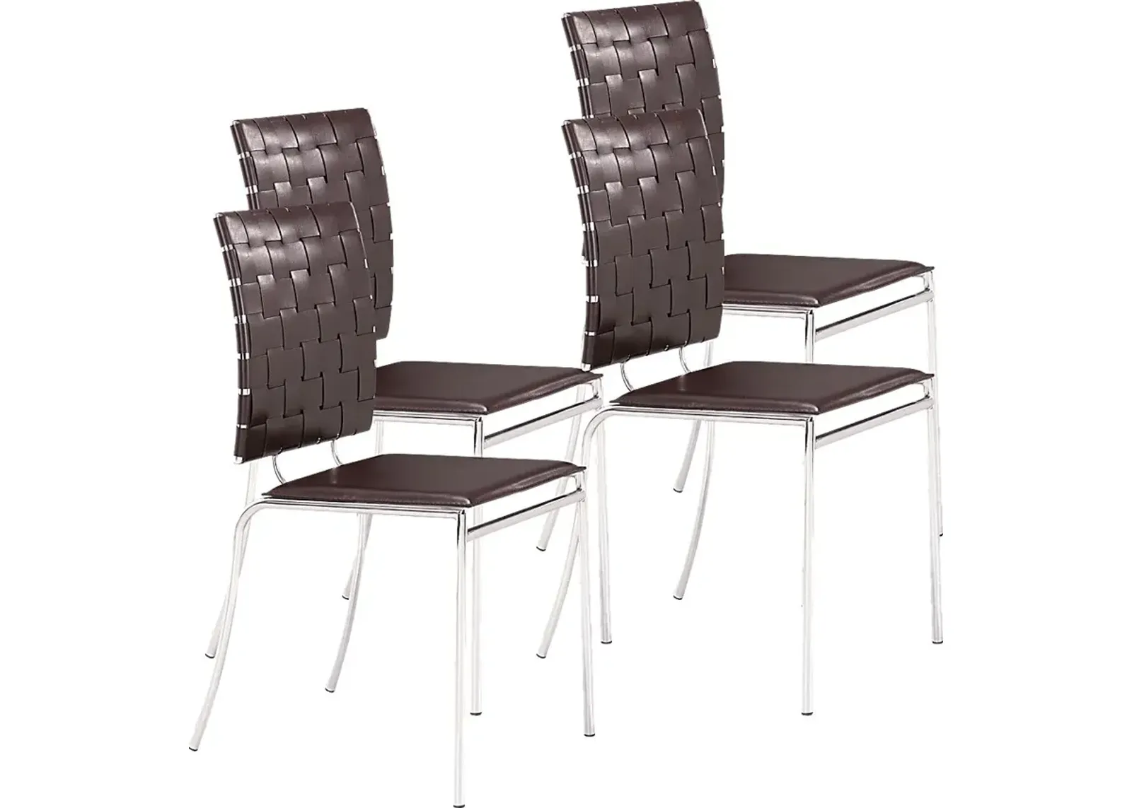 Keiko Espresso Side Chair, Set of 4