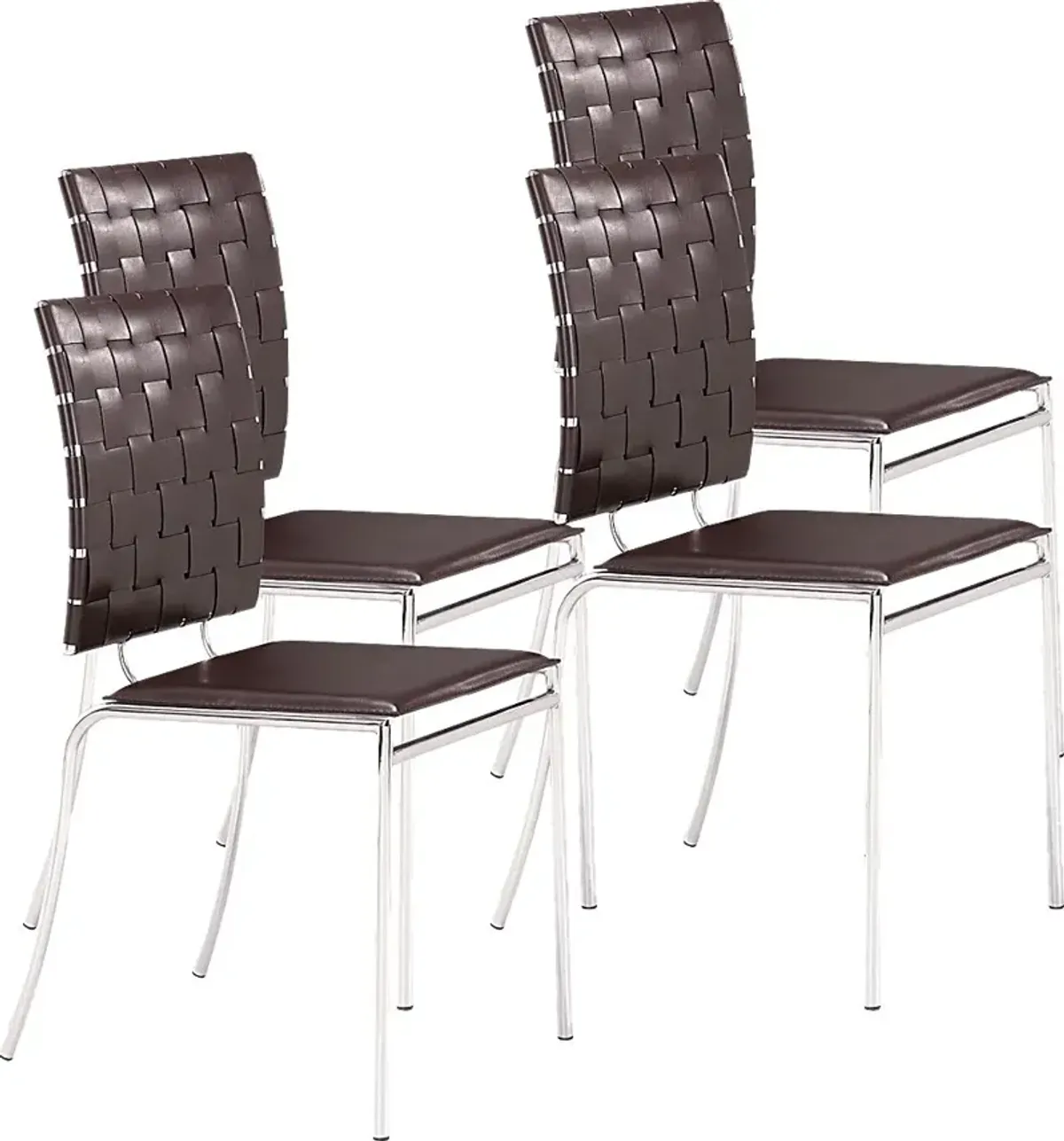 Keiko Espresso Side Chair, Set of 4