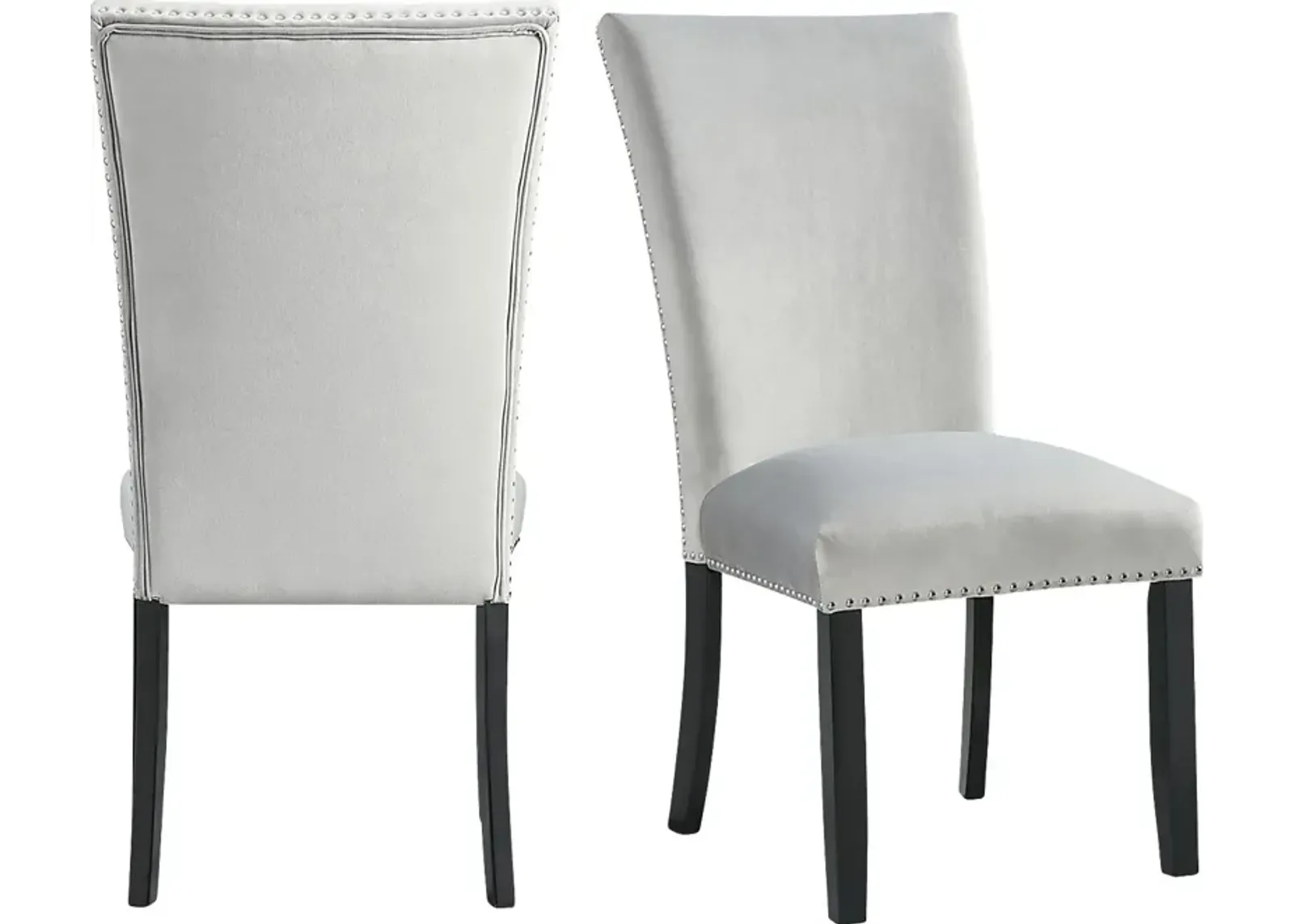 Lafortune Gray Side Chair Set