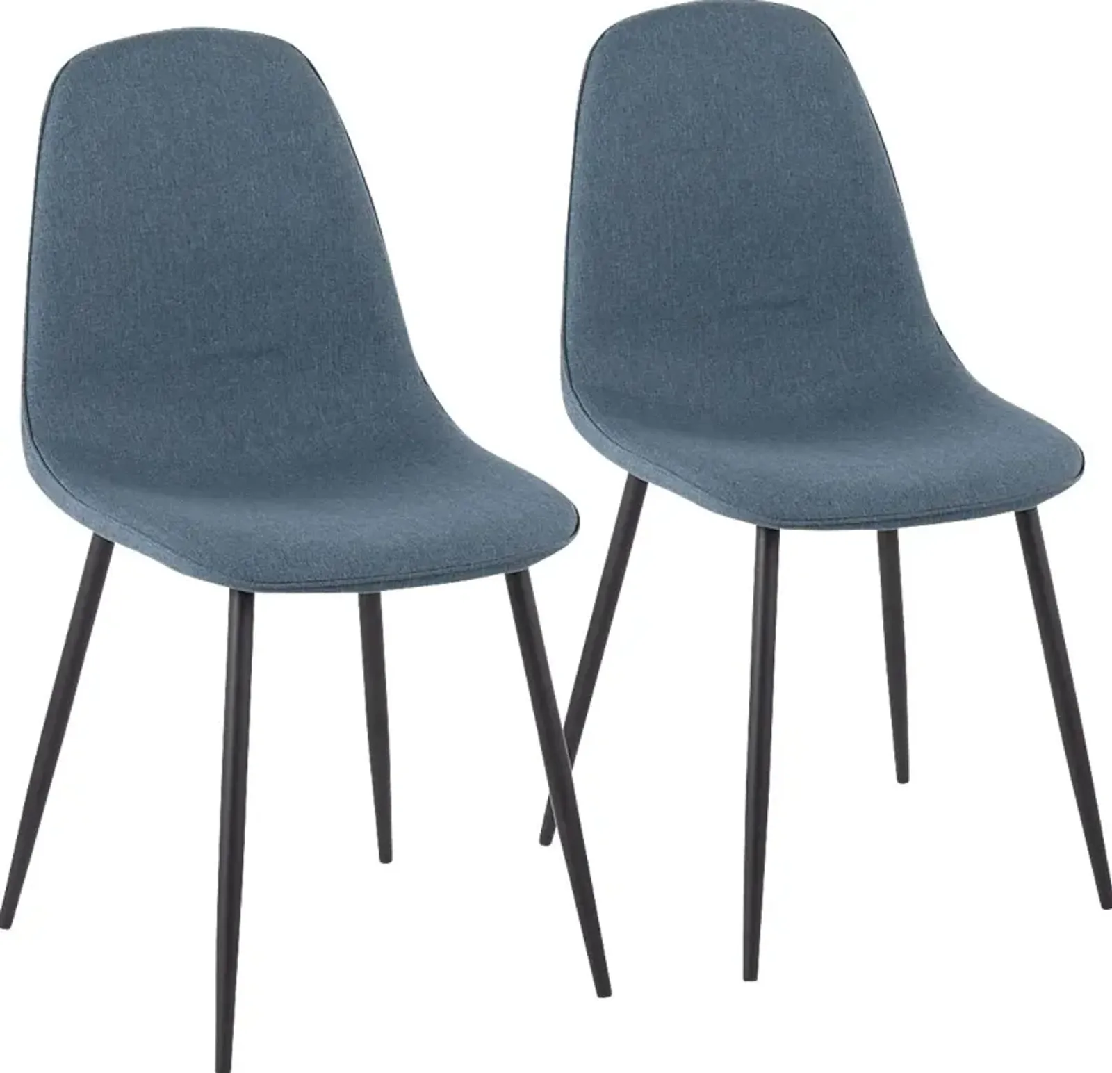 Faye Lane I Blue Side Chair, Set of 2