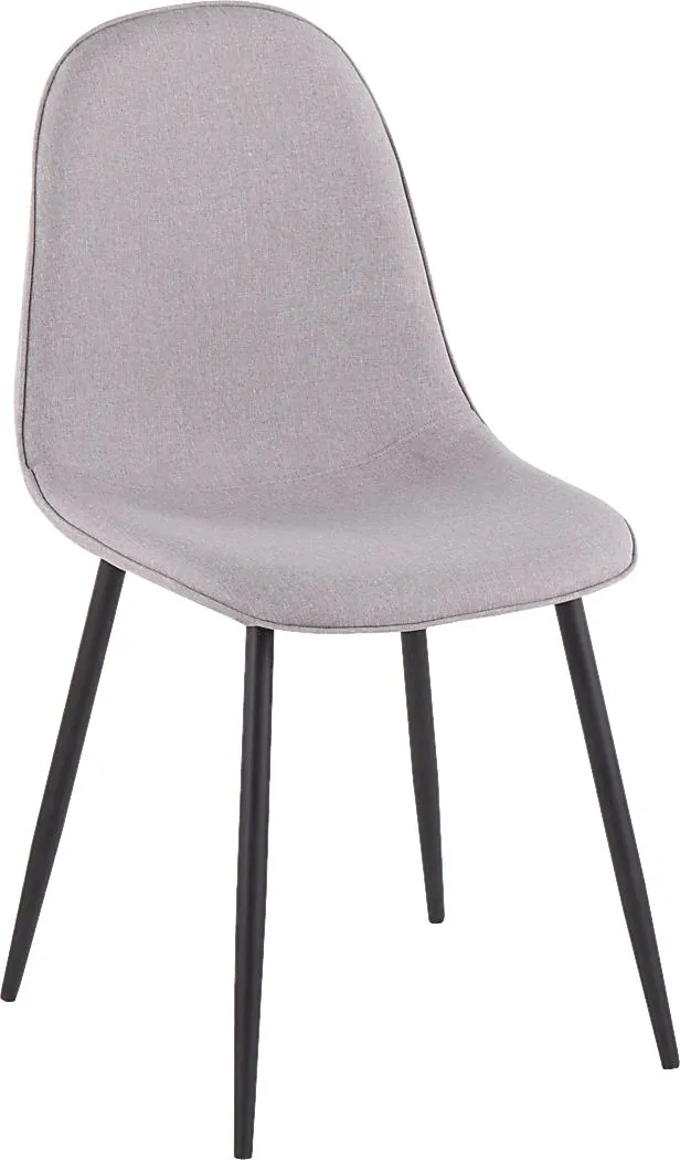 Faye Lane I Gray Side Chair, Set of 2