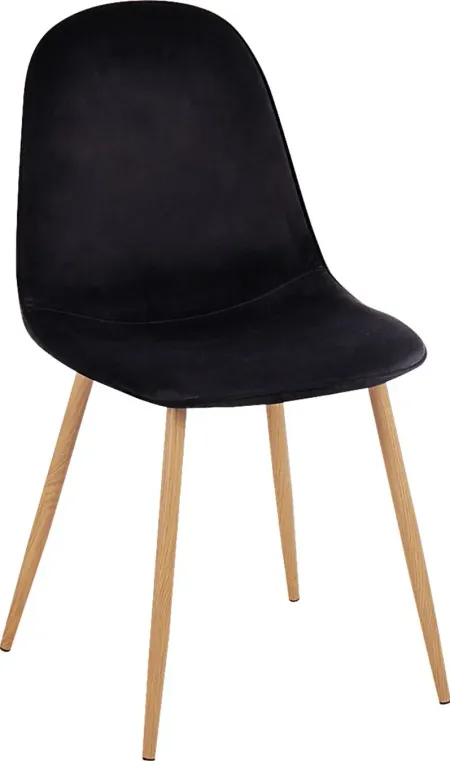 Faye Lane II Black Side Chair, Set of 2