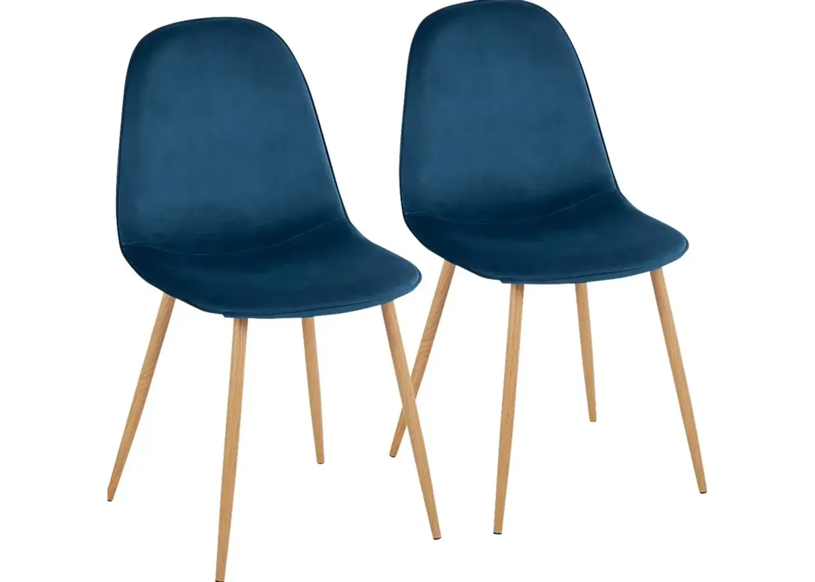 Faye Lane II Blue Side Chair, Set of 2