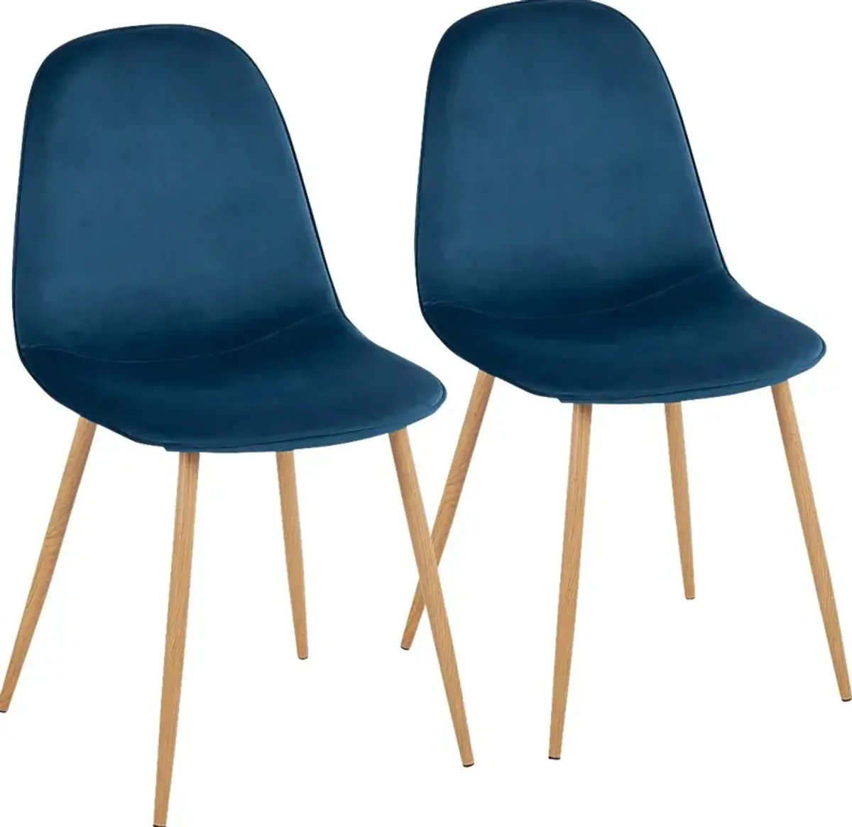 Faye Lane II Blue Side Chair, Set of 2