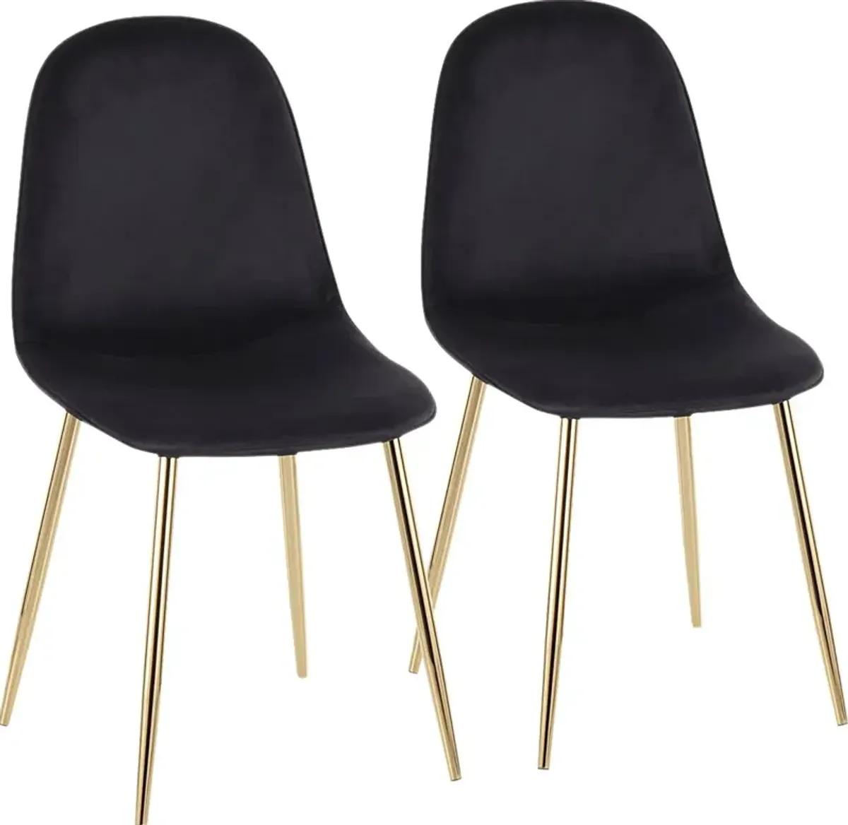 Kernack I Black Side Chair, Set of 2