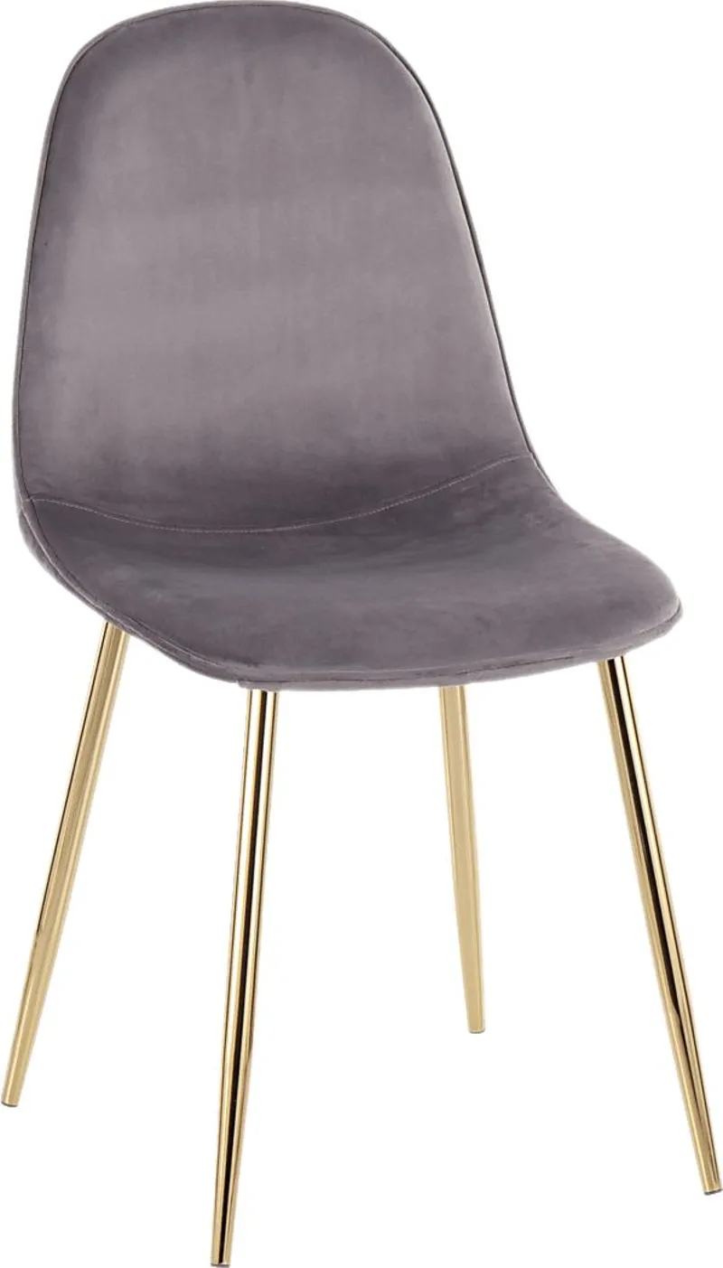 Kernack I Gray Side Chair, Set of 2