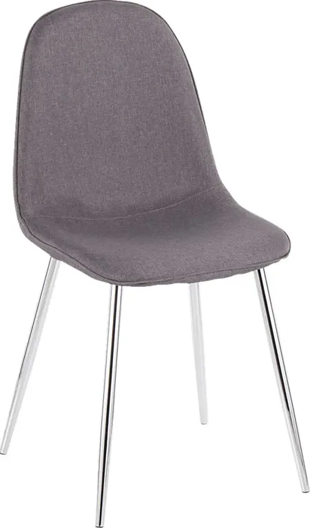 Kernack III Charcoal Side Chair, Set of 2