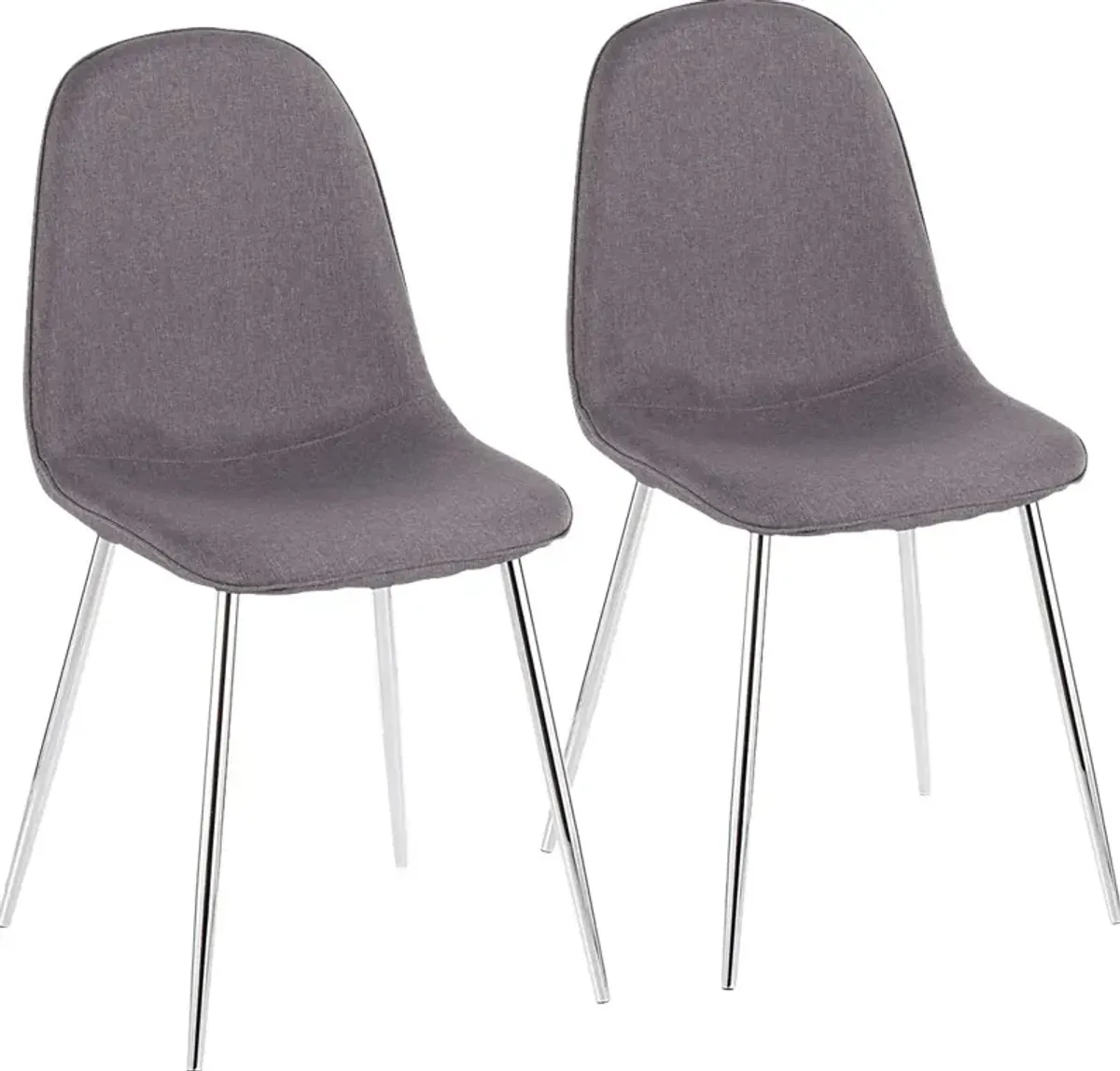 Kernack III Charcoal Side Chair, Set of 2