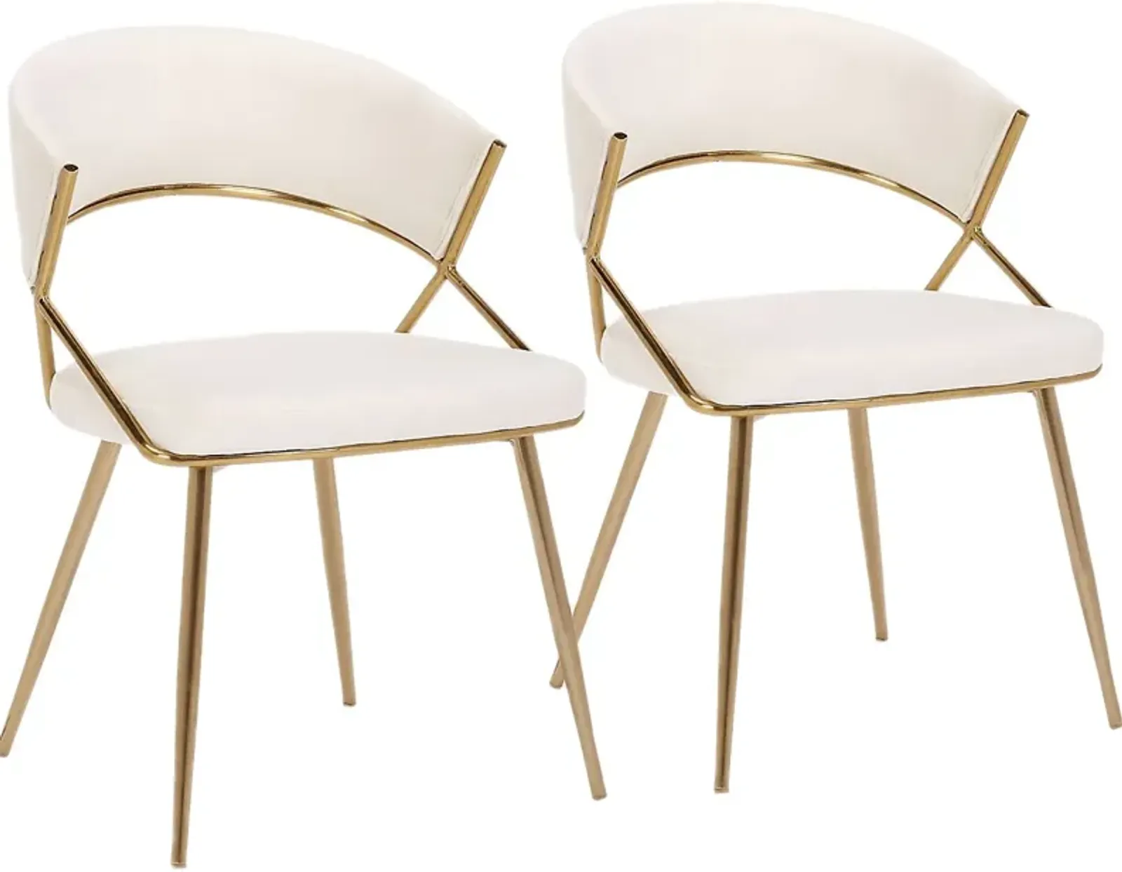 Reverrend Cream Side Chair, Set of 2