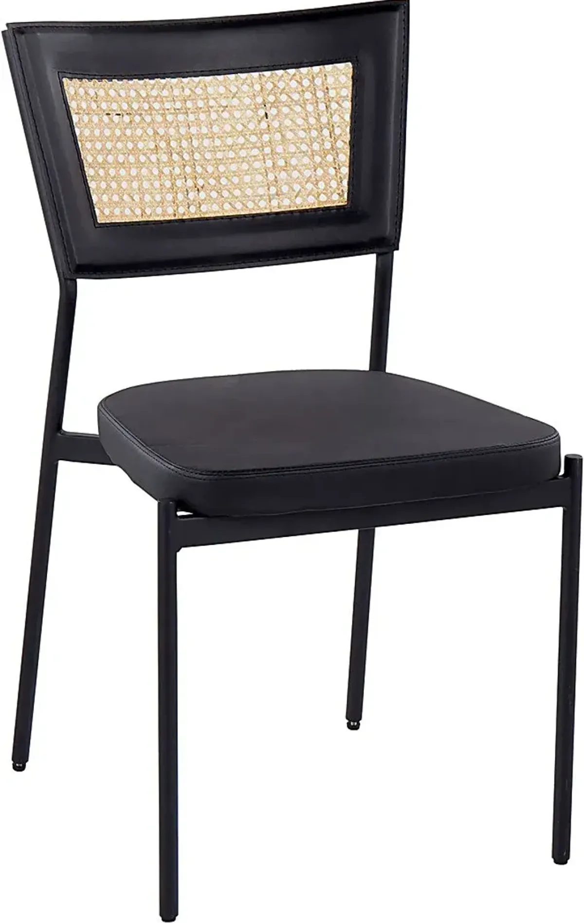 Renneau Black Side Chair, Set of 2