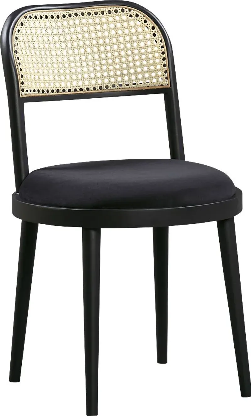 Caymus Black Side Chair