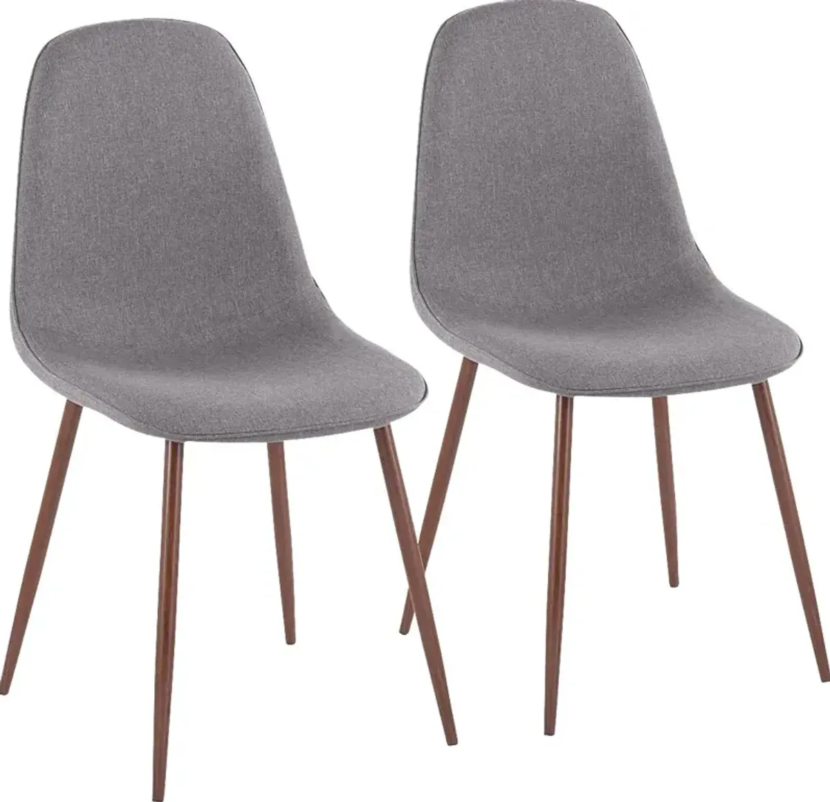 Faye Lane III Charcoal Side Chair, Set of 2