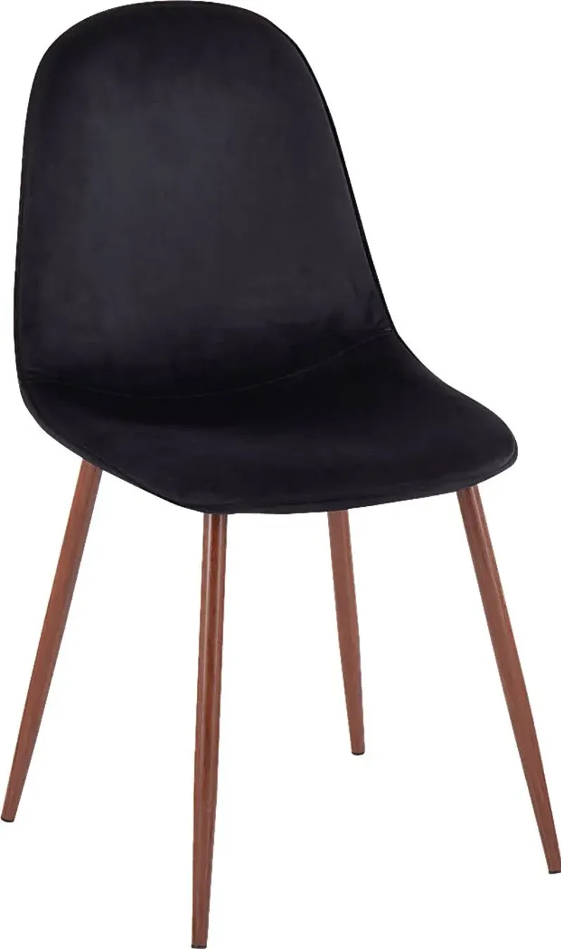 Faye Lane III Black Side Chair, Set of 2