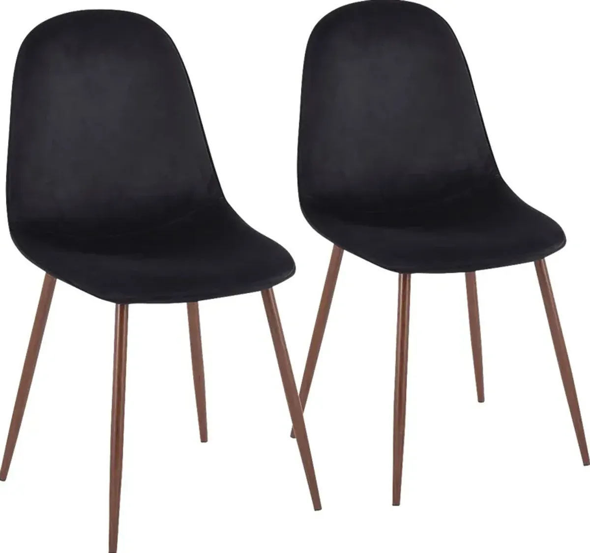 Faye Lane III Black Side Chair, Set of 2