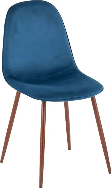 Faye Lane III Blue Side Chair, Set of 2
