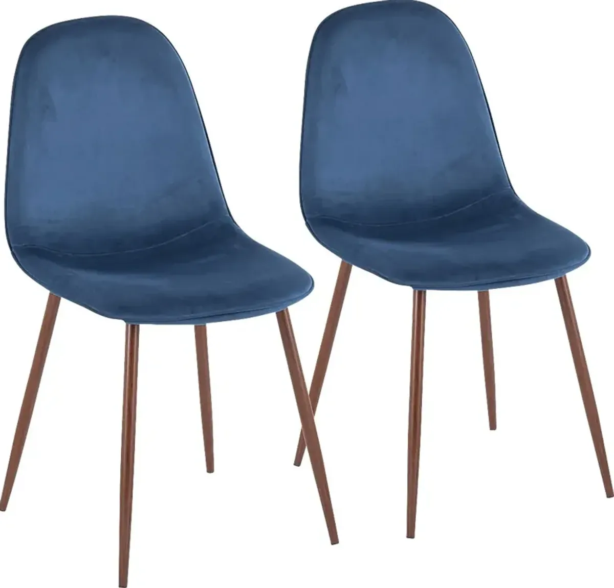 Faye Lane III Blue Side Chair, Set of 2