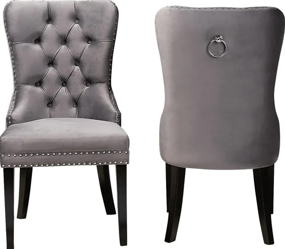 Jomax Gray Dining Chair, Set of 2