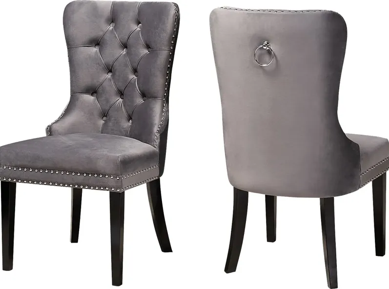Jomax Gray Dining Chair, Set of 2