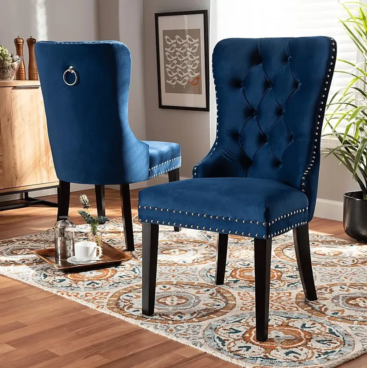 Jomax Blue Dining Chair, Set of 2