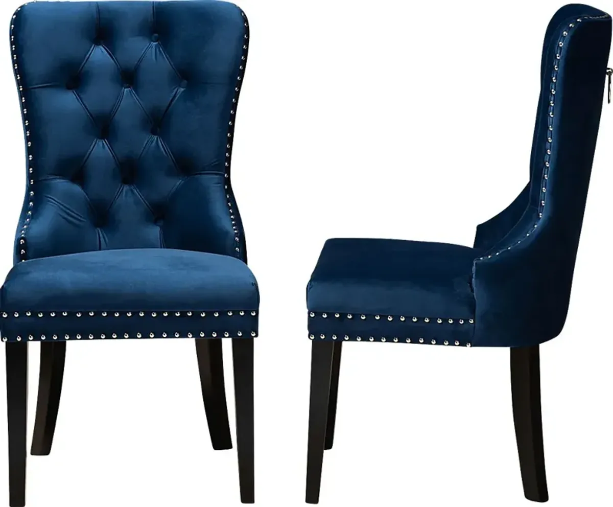 Jomax Blue Dining Chair, Set of 2