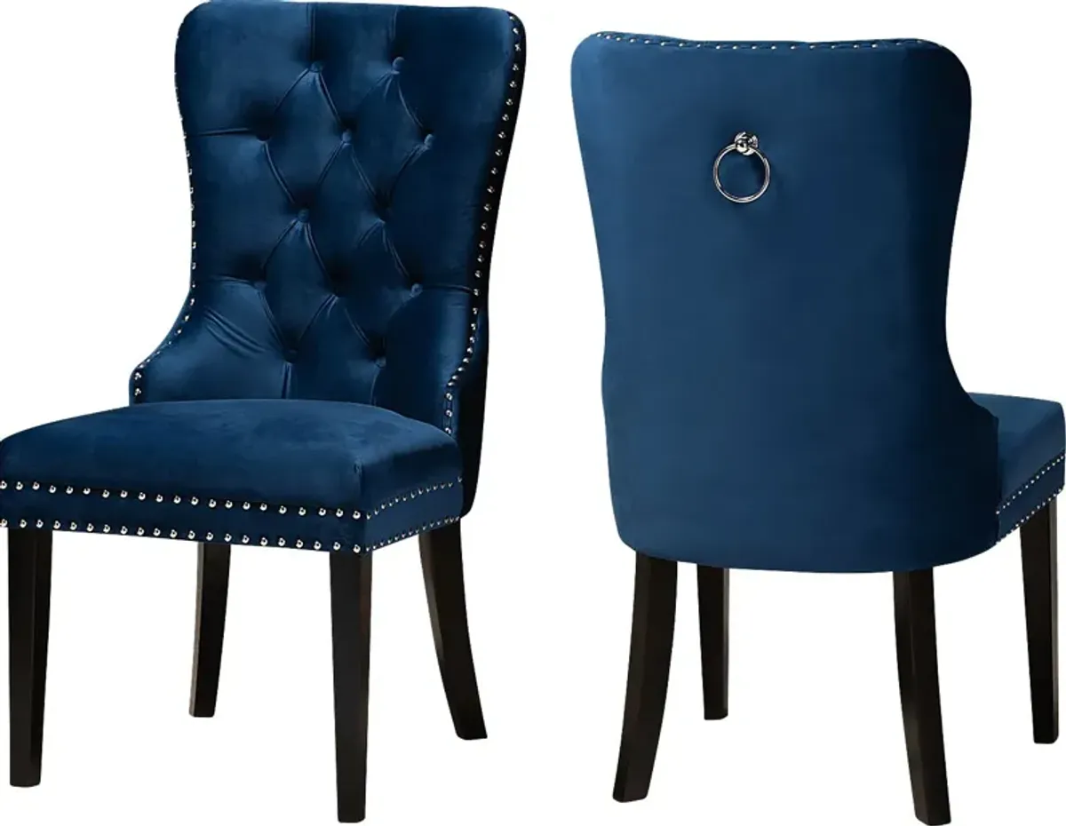 Jomax Blue Dining Chair, Set of 2