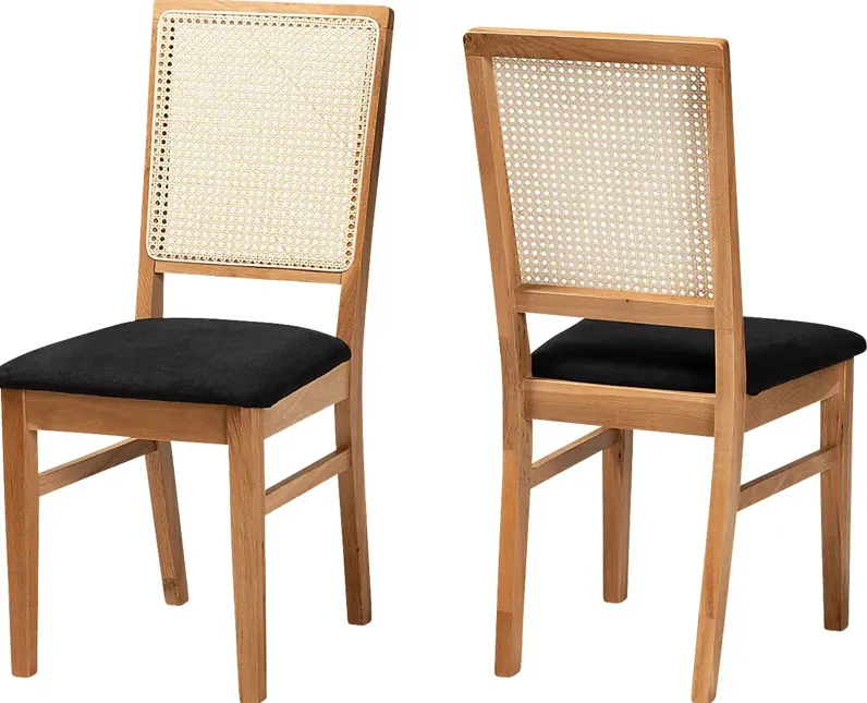Allred Brown Dining Chair, Set of 2