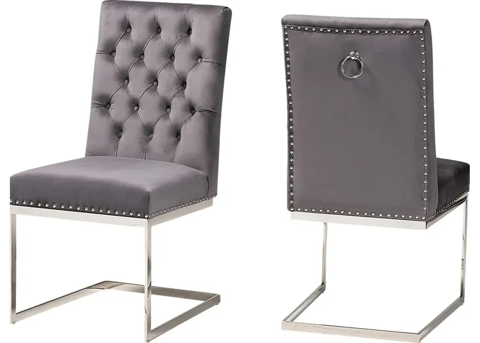 Cofrin Gray Side Chair, Set of 2