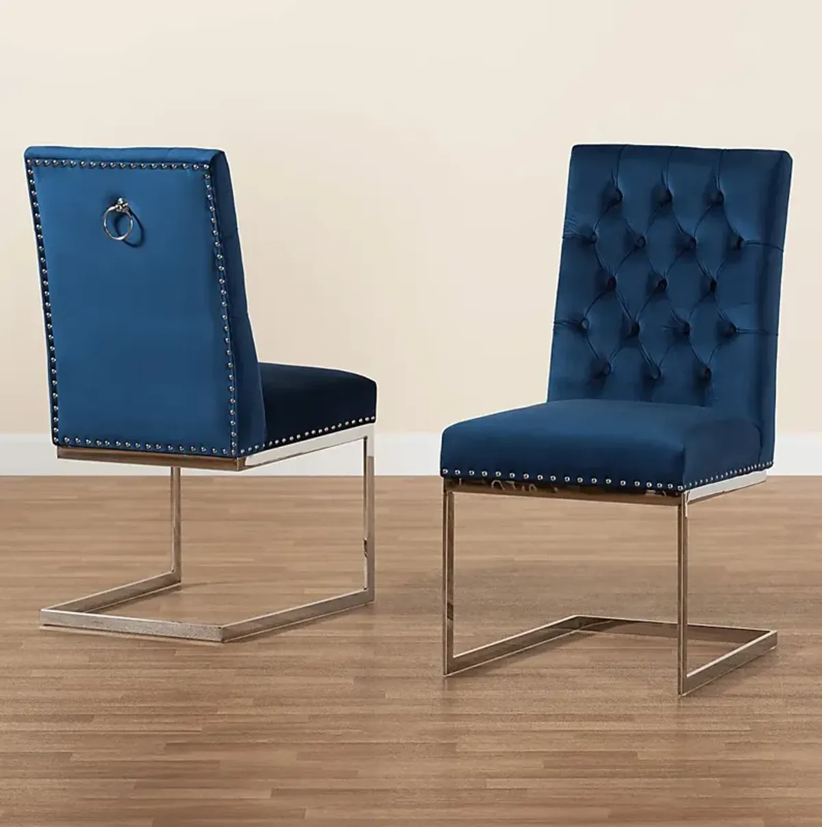 Cofrin Blue Side Chair, Set of 2