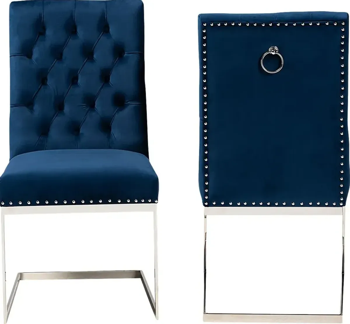 Cofrin Blue Side Chair, Set of 2