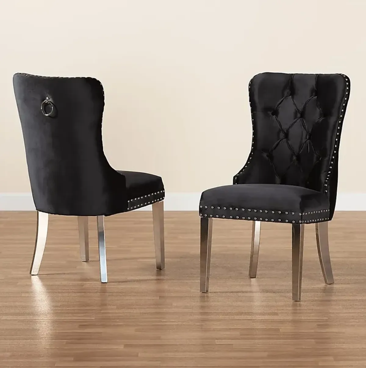 Corsten Black Side Chair, Set of 2