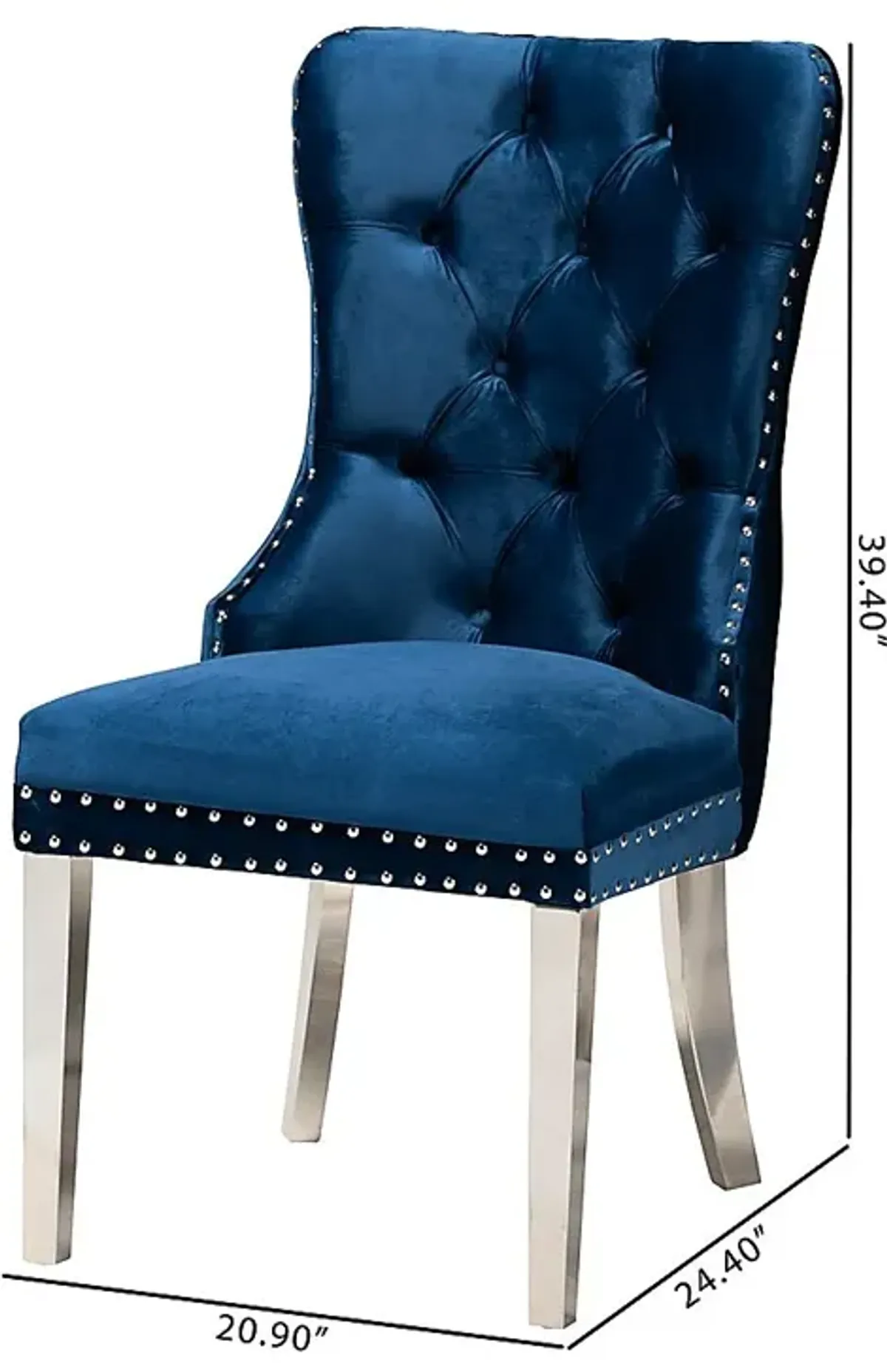 Corsten Blue Side Chair, Set of 2