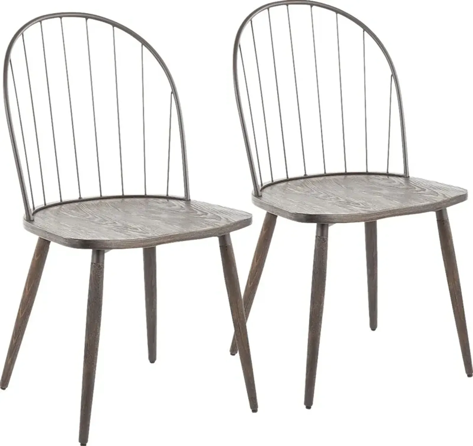 Hollyridge Walnut Side Chair, Set of 2