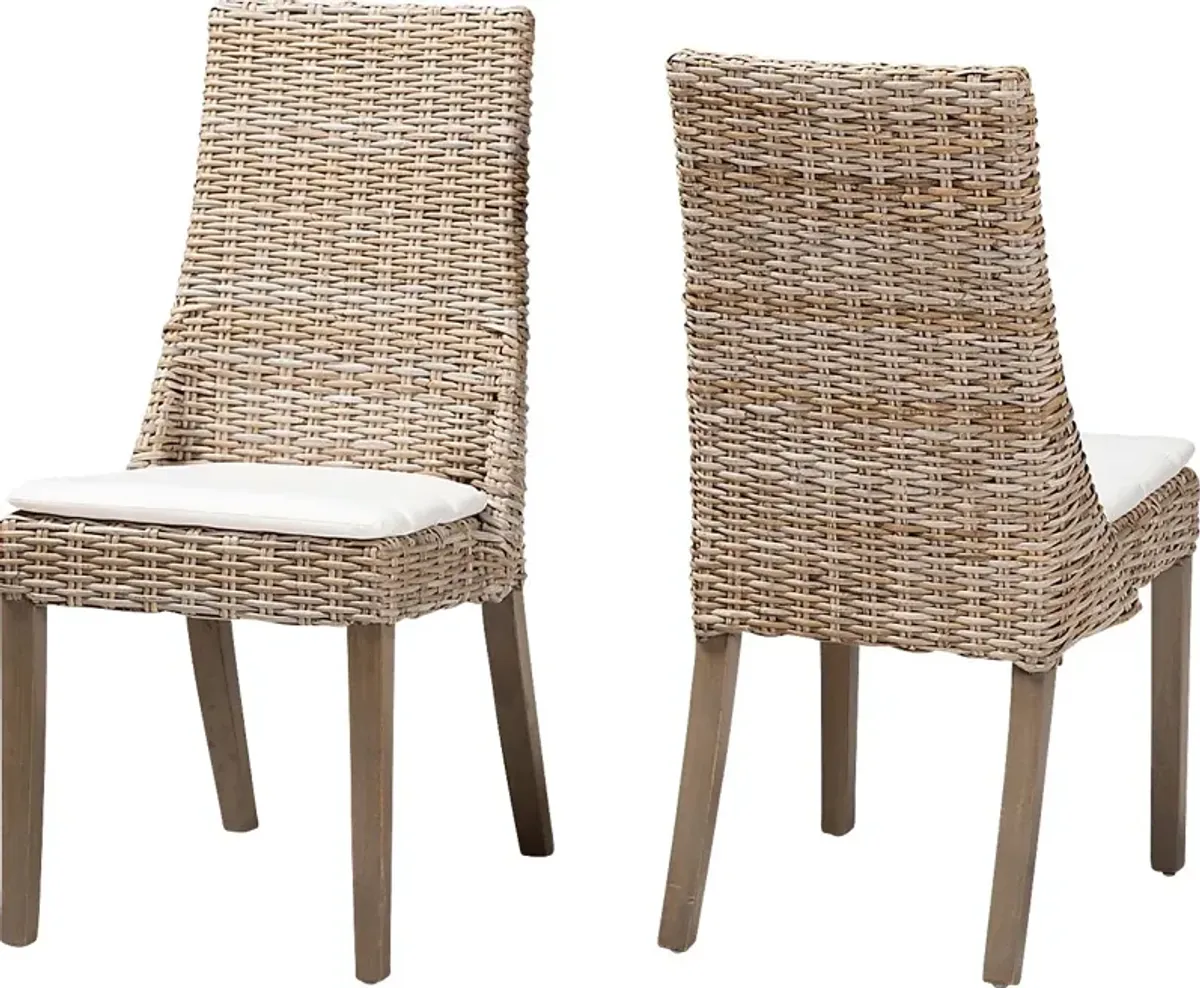 Tobinaelle Brown Side Chair, Set of 2