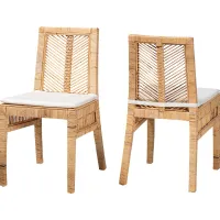 Argolana II Brown Side Chair Set of 2