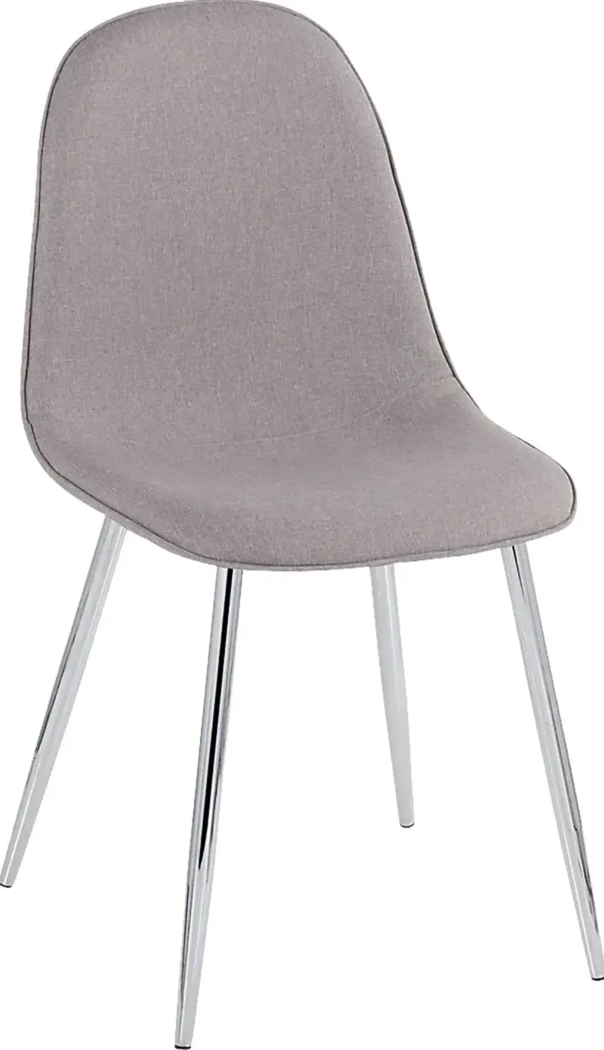 Faye Lane IV Gray Side Chair, Set of 2