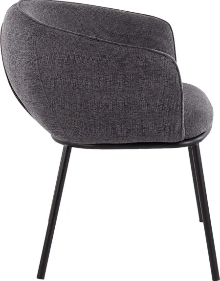 Vinevale Charcoal Side Chair