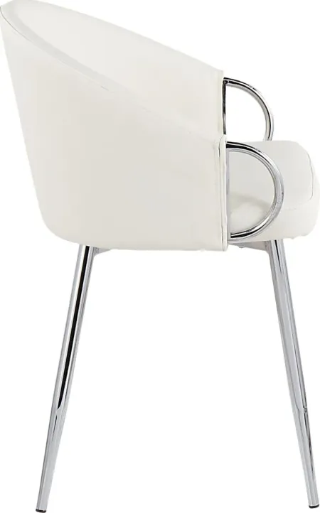 Cherlyn White Side Chair