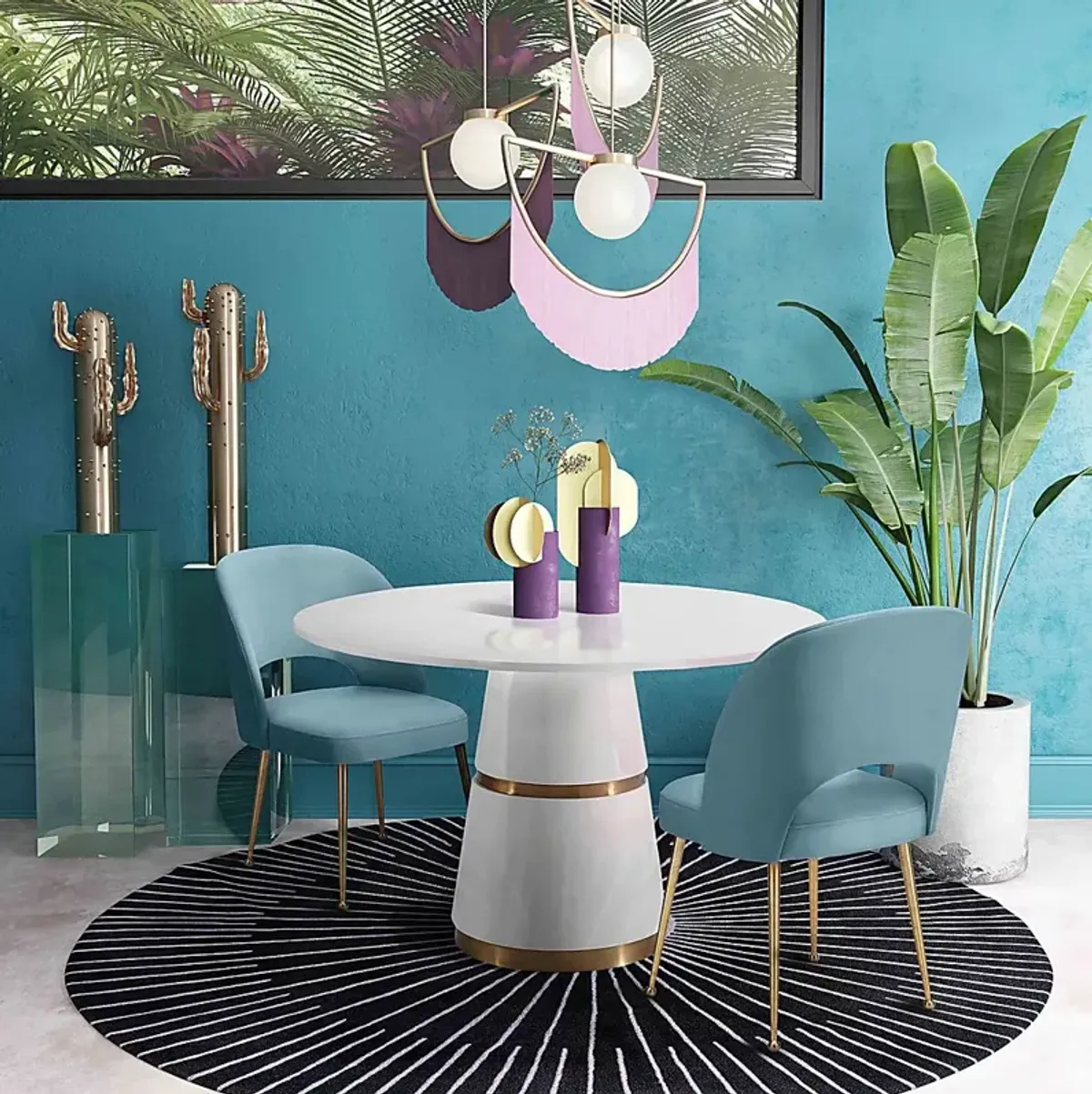 Chelsera Blue Dining Chair