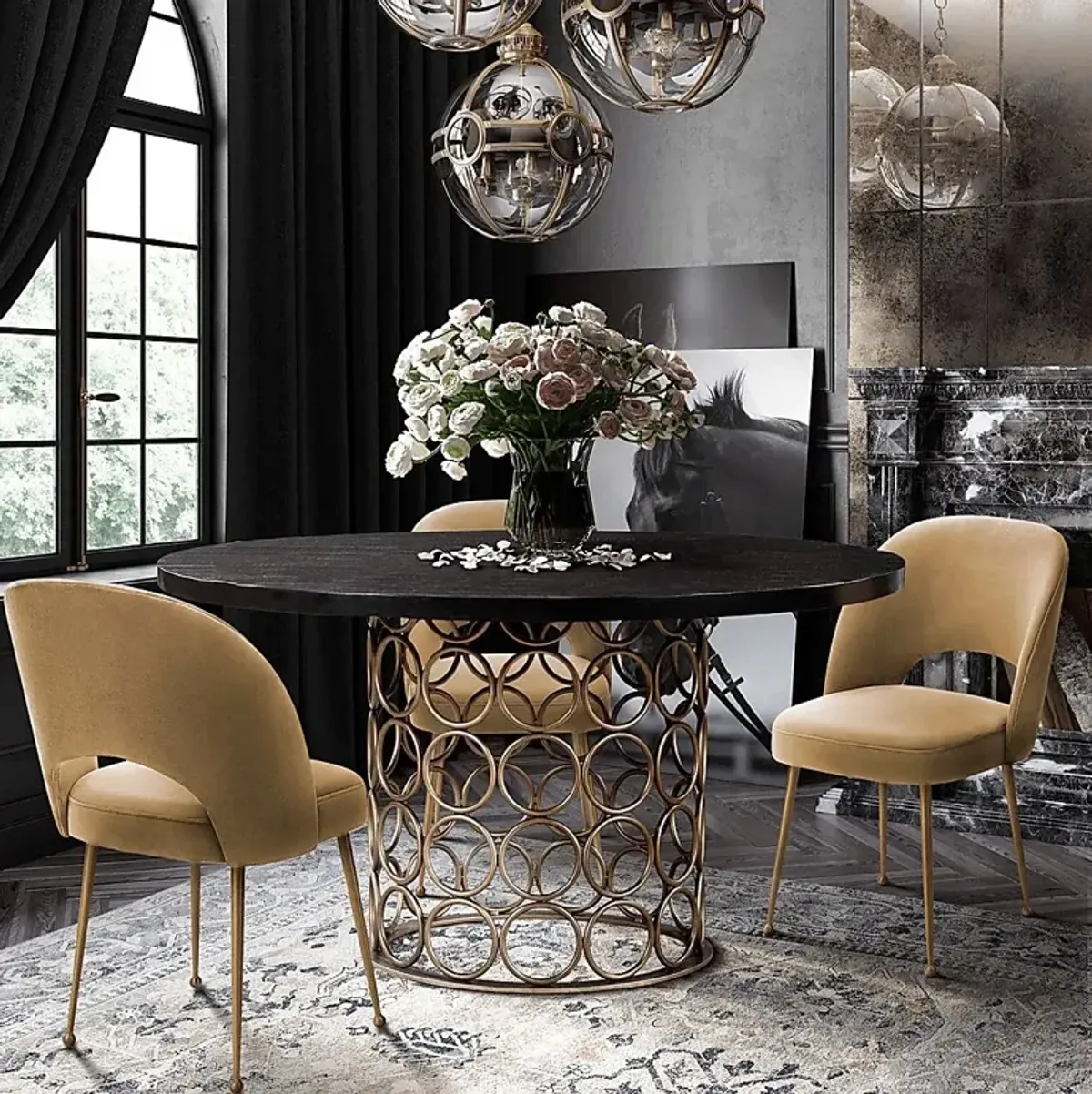 Chelsera Cognac Dining Chair