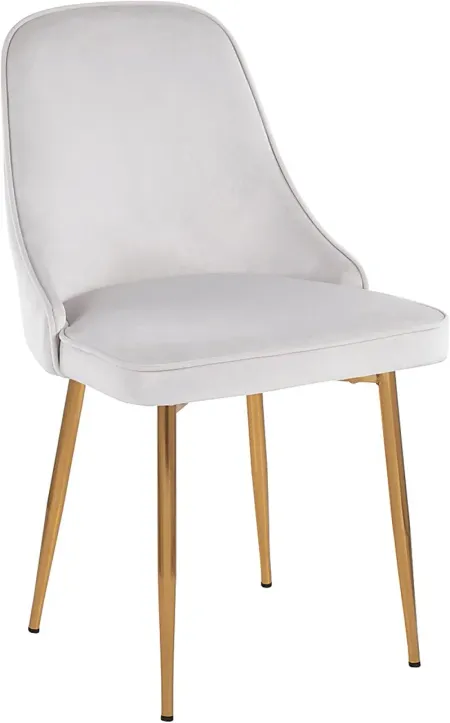 Arcellan White Side Chair, Set of 2