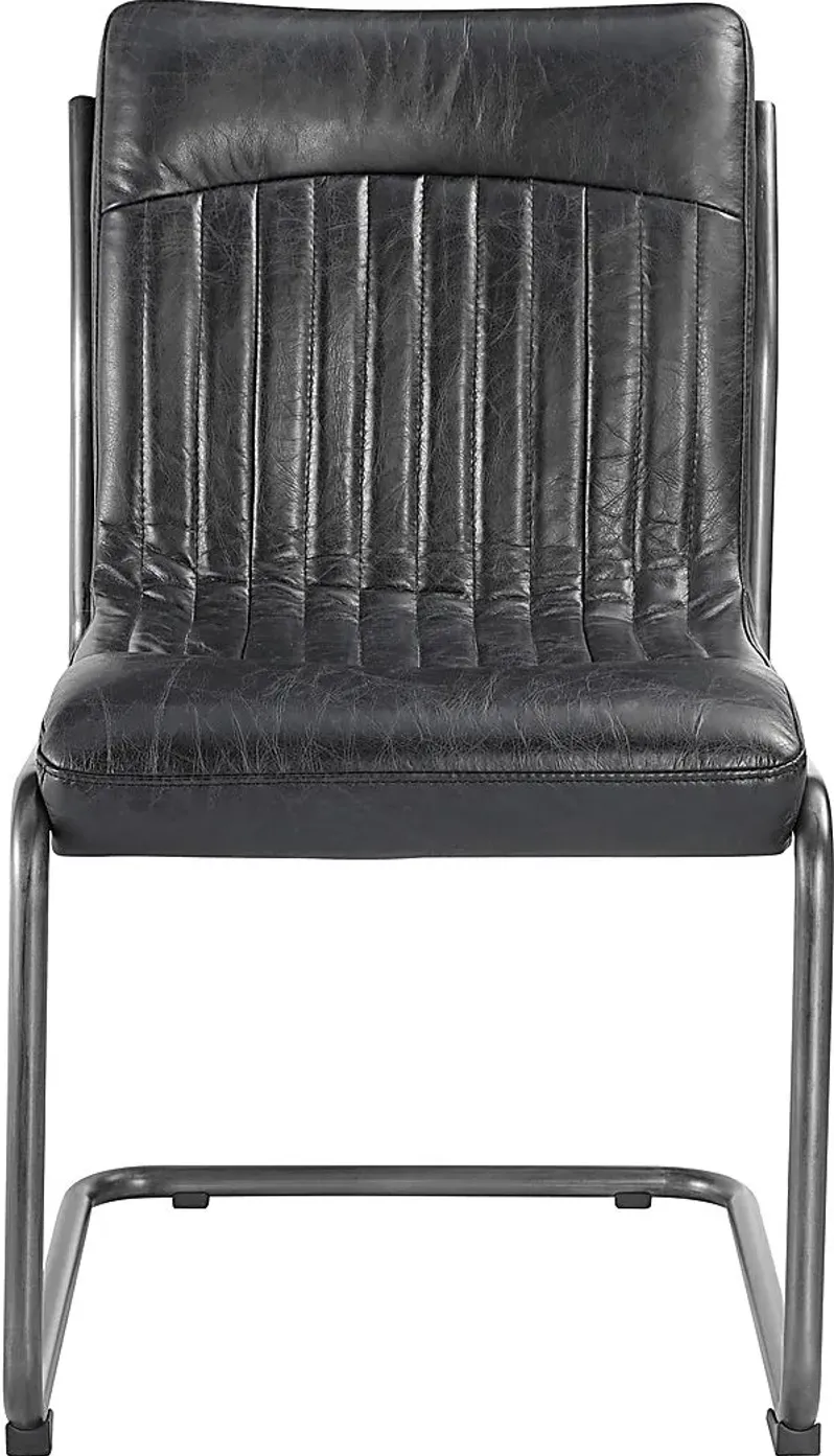 Medill Black Side Chair, Set of 2