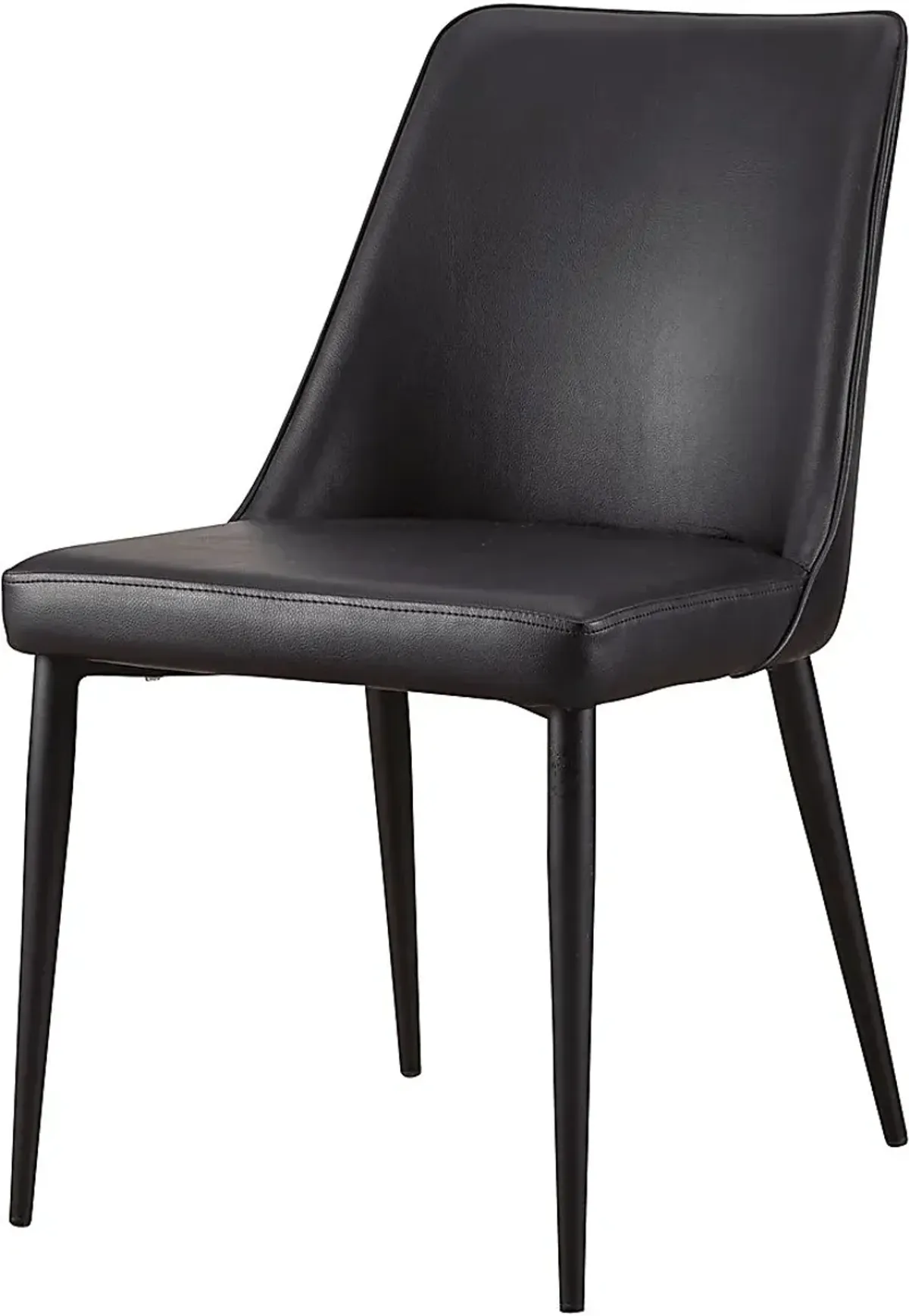 Khett Black Side Chair, Set of 2