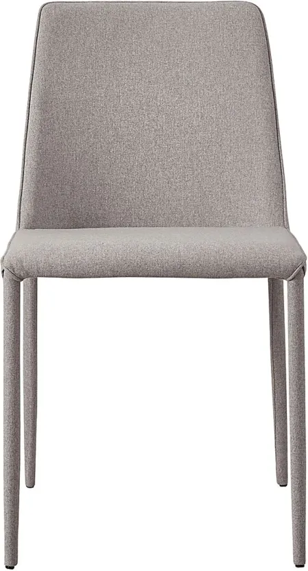 Clayx I Light Gray Side Chair, Set of 2