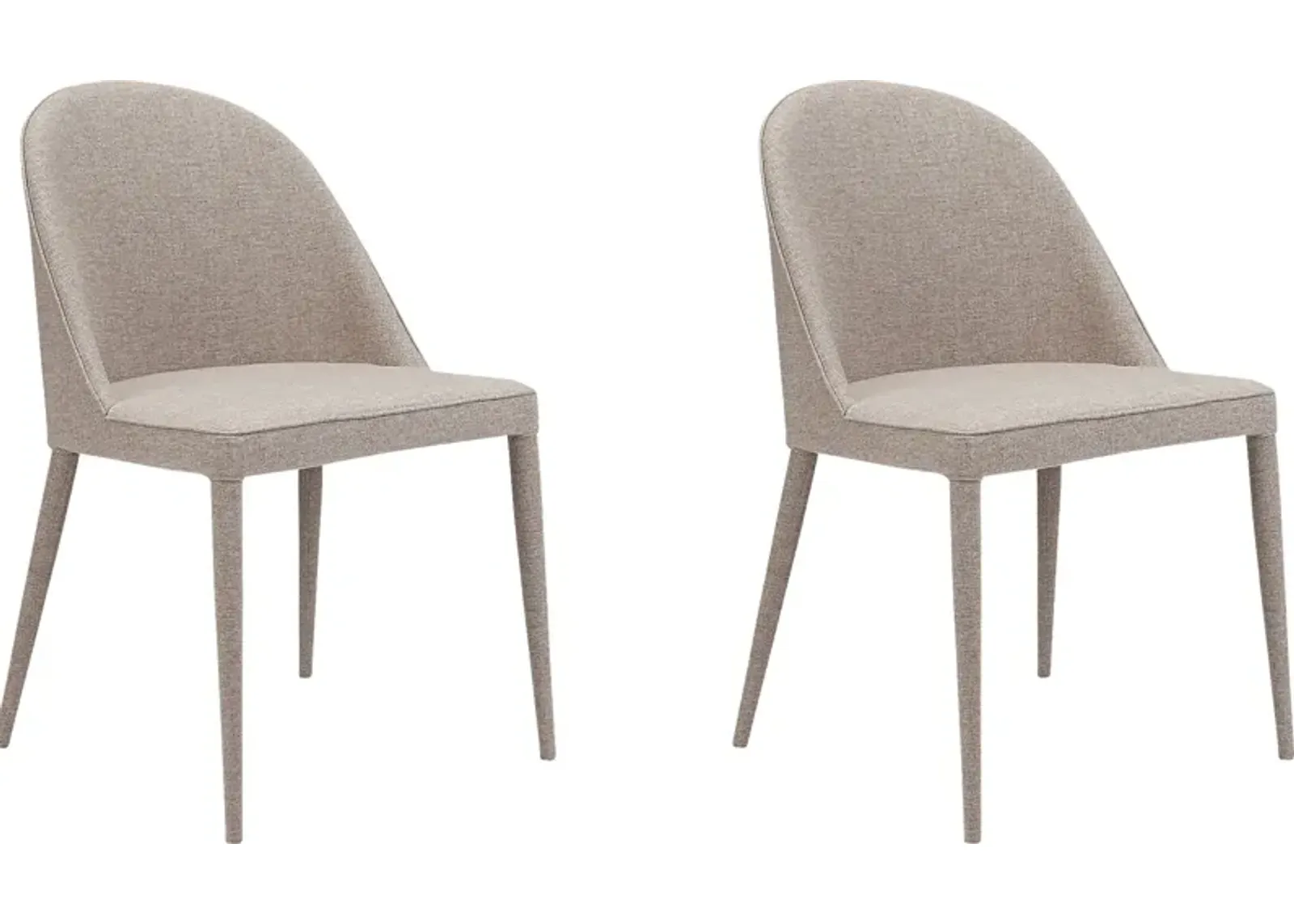 Acfold I Beige Side Chair, Set of 2